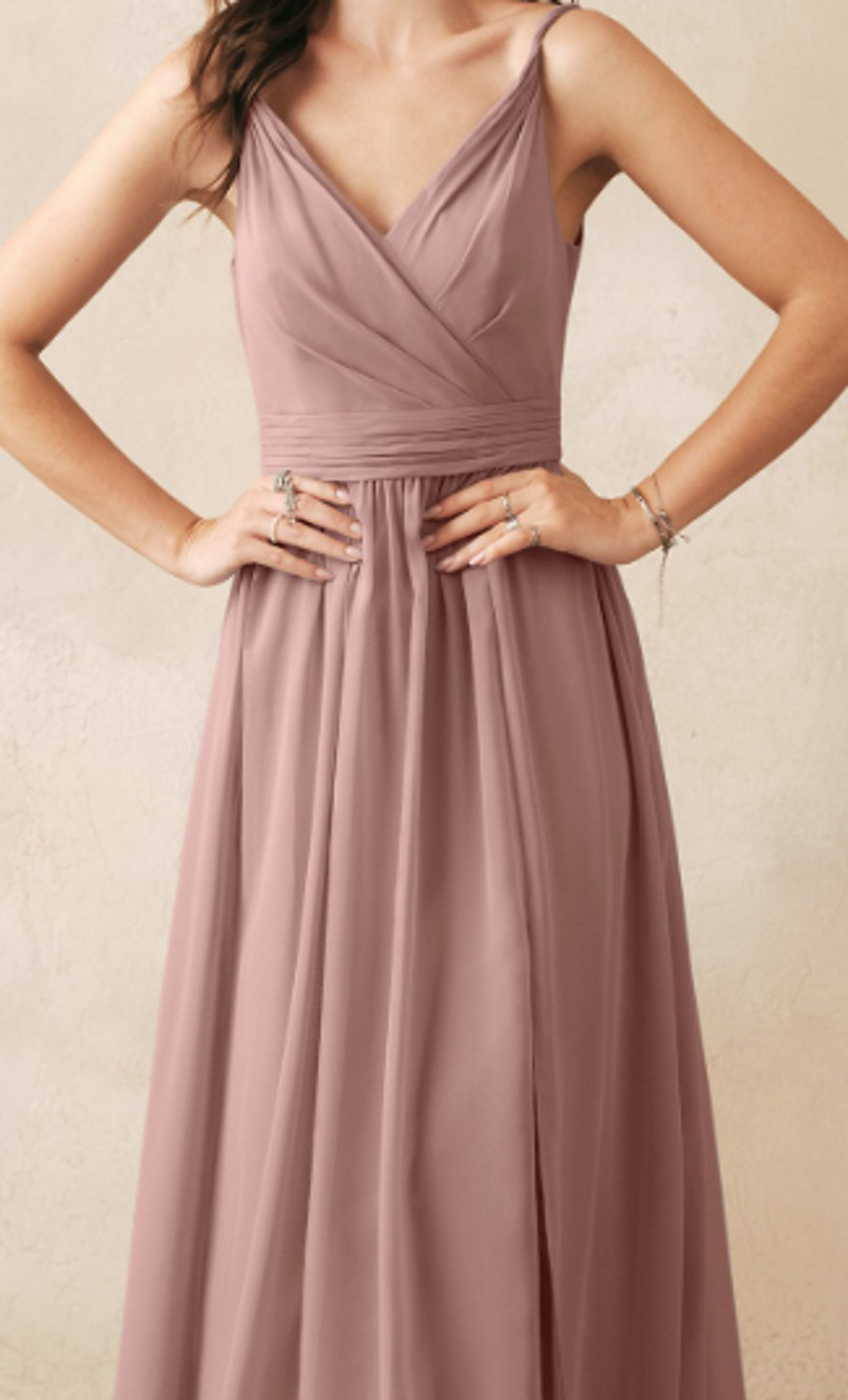 AW BRIDAL SZ 8 M pink Joie wedding guest prom formal party maxi dress NEW b39